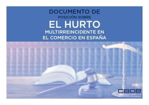 Documento de posición sobre el hurto multirreincidente en el comercio en España