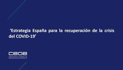 Estrategia España para la recuperación de la crisis del COVID-19: decálogo