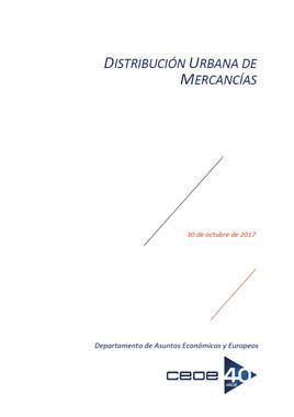 Distribución urbana de mercancías