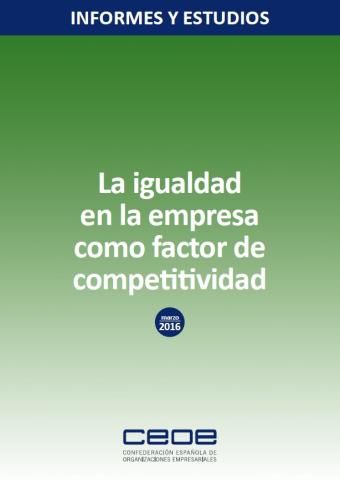 La igualdad en la empresa como factor de competitividad