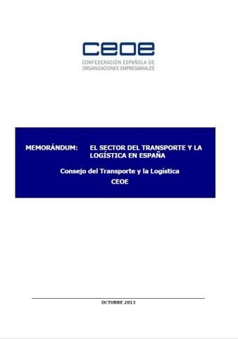 Memorándum sector transporte logística