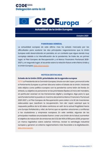 CEOE Europa - Octubre 2020