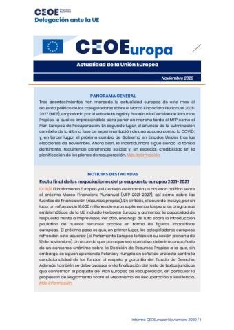 CEOE Europa - Noviembre 2020