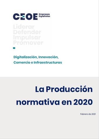 La producción normativa en 2020