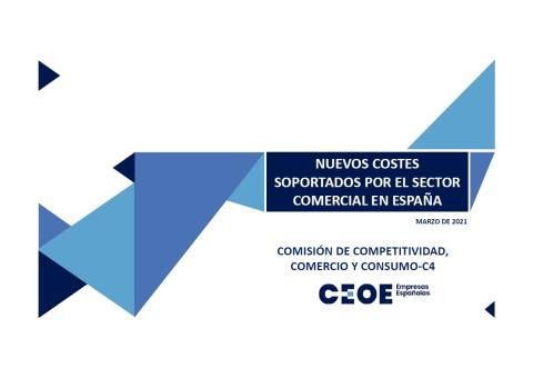 Nuevos costes soportados por el sector comercial en España