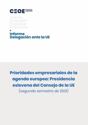 Prioridades empresariales de la Presidencia eslovena segundo semestre de 2021