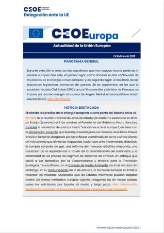 CEOE Europa - Octubre 2021
