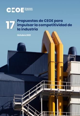 17 propuestas de CEOE para impulsar la competitividad de la industria