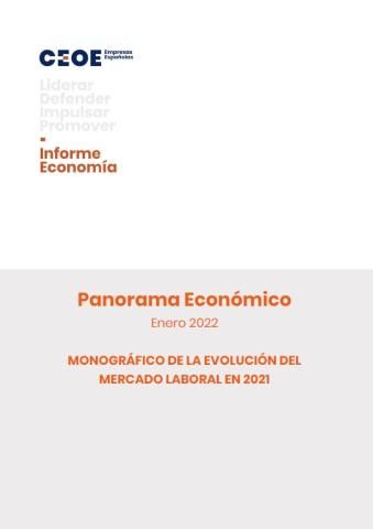 Panorama económico - Enero 2022 (Monográfico de la evolución del mercado laboral en 2021)