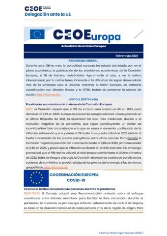 CEOE Europa - Febrero 2022