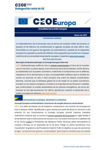 CEOE Europa - Marzo 2022