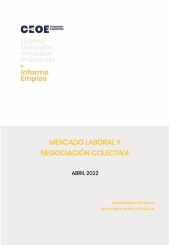 Mercado laboral y negociación colectiva - Abril 2022