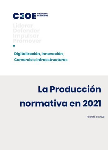 La producción normativa en 2021
