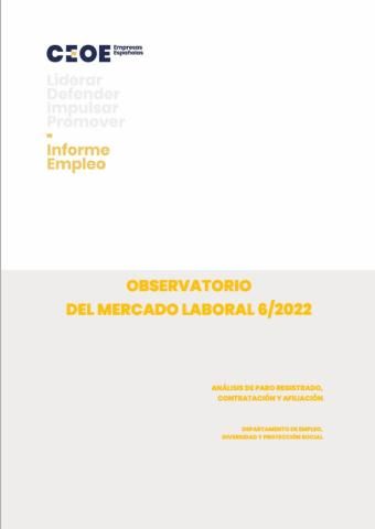 Observatorio del mercado laboral - Junio 2022