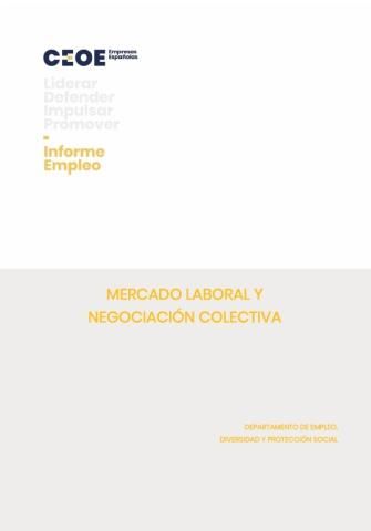Mercado laboral y negociación colectiva - Junio 2022