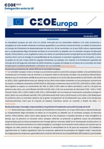 CEOE Europa - Noviembre 2022