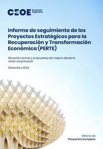 Informe de seguimiento de los Proyectos Estratégicos para la Recuperación y Transformación Económica (PERTE)