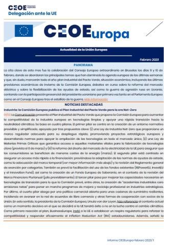 CEOE Europa - Febrero 2023