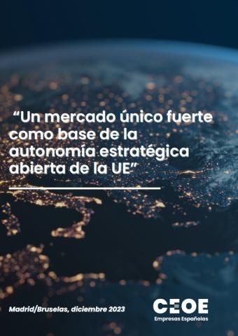 Un mercado único fuerte como base de la autonomía estratégica abierta de la UE