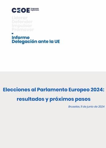 Elecciones al Parlamento Europeo 2024 : resultados y próximos pasos