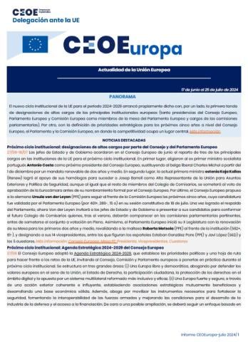 CEOE Europa - Julio 2024