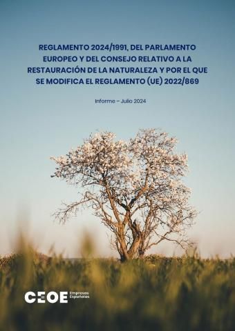Reglamento 2024/1991 del Parlamento Europeo y del Consejo relativo a la restauración de la naturaleza