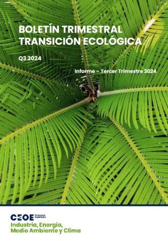 Boletín trimestral transición ecológica - Tercer trimestre 2024