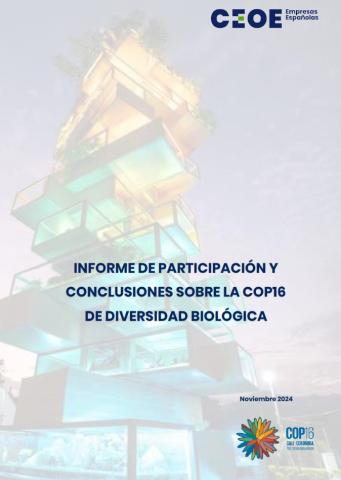 Informe de participación y conclusiones sobre la COP16 de diversidad biológica