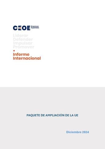 Paquete de ampliación de la UE : diciembre 2024
