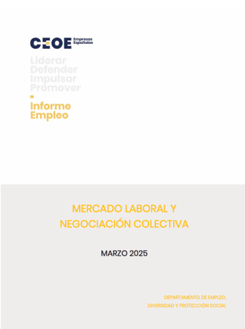 MERCADO LABORAL Y NEGOCIACIÓN COLECTIVA 03/2025