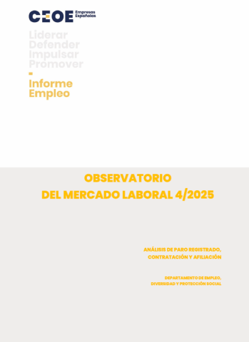 Obsevatorio del Mercado laboral 4/2025