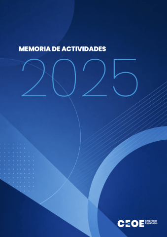 Portada Memoria de Actividades CEOE 2025