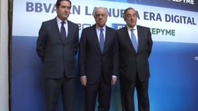 El presidente del BBVA, Francisco González, participa en el primer Encuentro Empresarial CEOE - CEPYME 