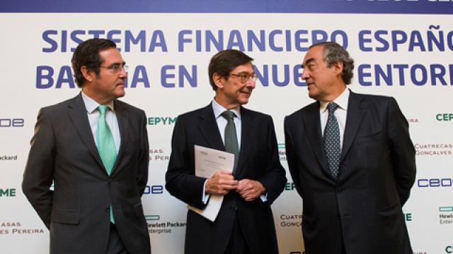 El presidente de Bankia, José Ignacio Goirigolzarri, interviene en el Encuentro Empresarial organizado por CEOE y CEPYME