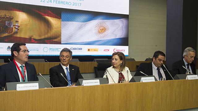 Inauguración del Encuentro Empresarial España - Argentina celebrado en CEOE