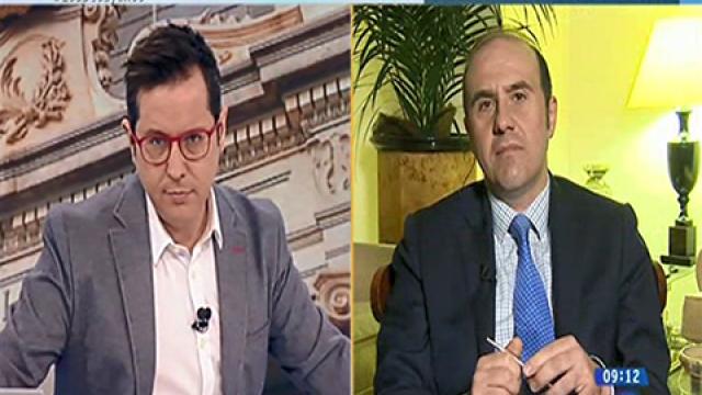 El director de Relaciones Laborales de CEOE, Jordi García Viña, participa en los Desayunos de RTVE