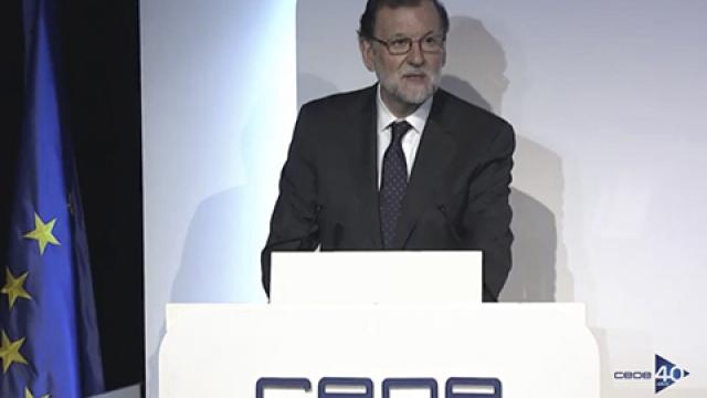 Mariano Rajoy clausuró la Asamblea General de CEOE