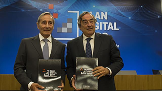 Juan Rosell y Julio Linares presentaron el Plan Digital 2020 de CEOE