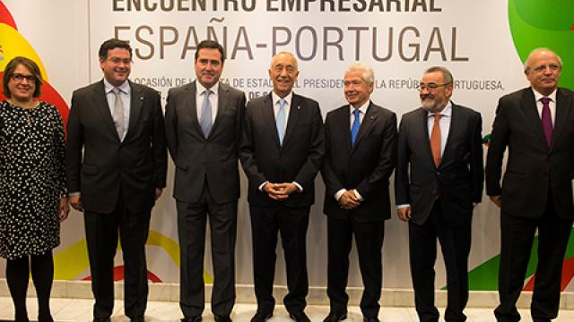 Encuentro Empresarial España - Portugal con ocasión de la visita del presidente portugués, Marcelo Rebelo de Sousa