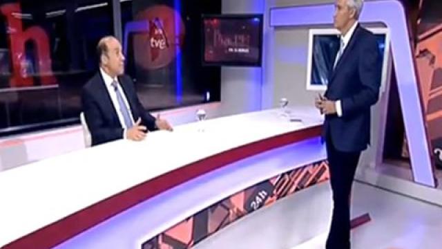 Entrevista al director de Relaciones Laborares de CEOE, Jordi García Viña, en La Noche 24 Horas