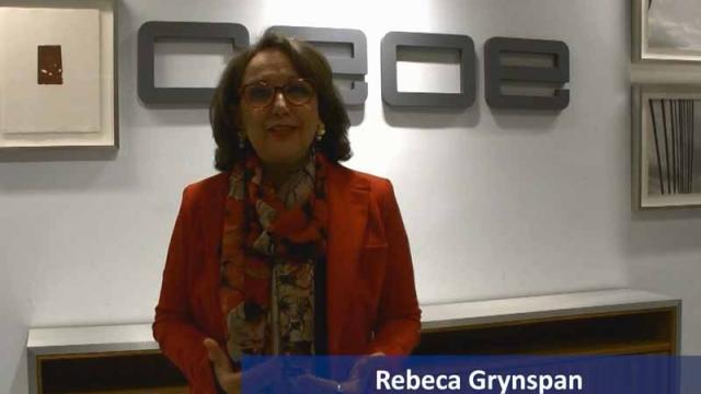 Rebeca Grynspan, secretaria general Iberoamericana, explica la importancia del acuerdo entre CEOE, CEIB y CIAR