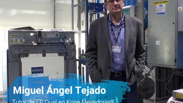 Miguel Ángel Tejado, tutor de FP Dual en KONE