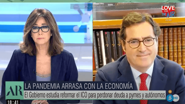 Antonio Garamendi en Ana Rosa