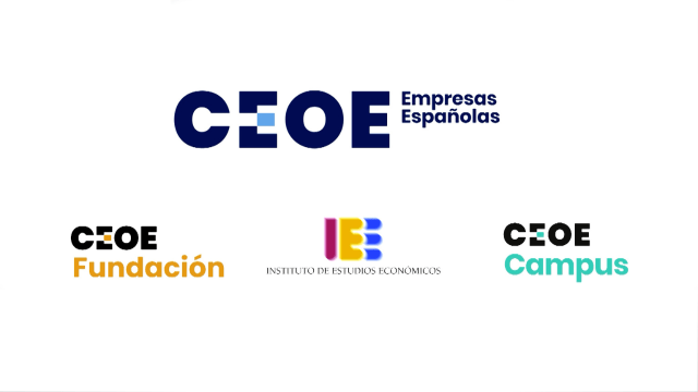 Entidades integradas en CEOE: Fundación CEOE, Instituto de Estudios Económicos y CEOE Campus
