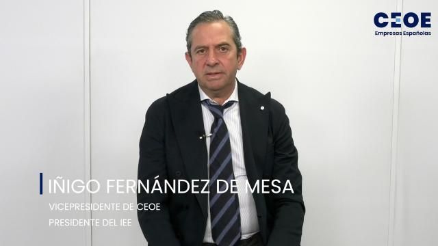 Íñigo Fernández de Mesa, vicepresidente de CEOE
