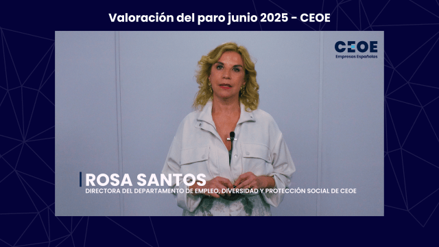 Valoración del paro junio 2025 - CEOE
