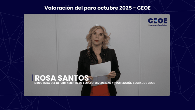 Valoración del paro octubre 2025 - CEOE