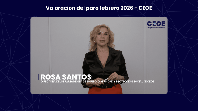 Valoración del paro febrero 2026 - CEOE
