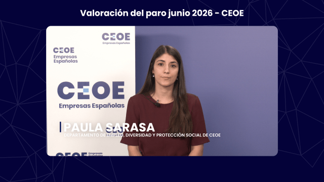 Valoración del paro junio 2026 - CEOE